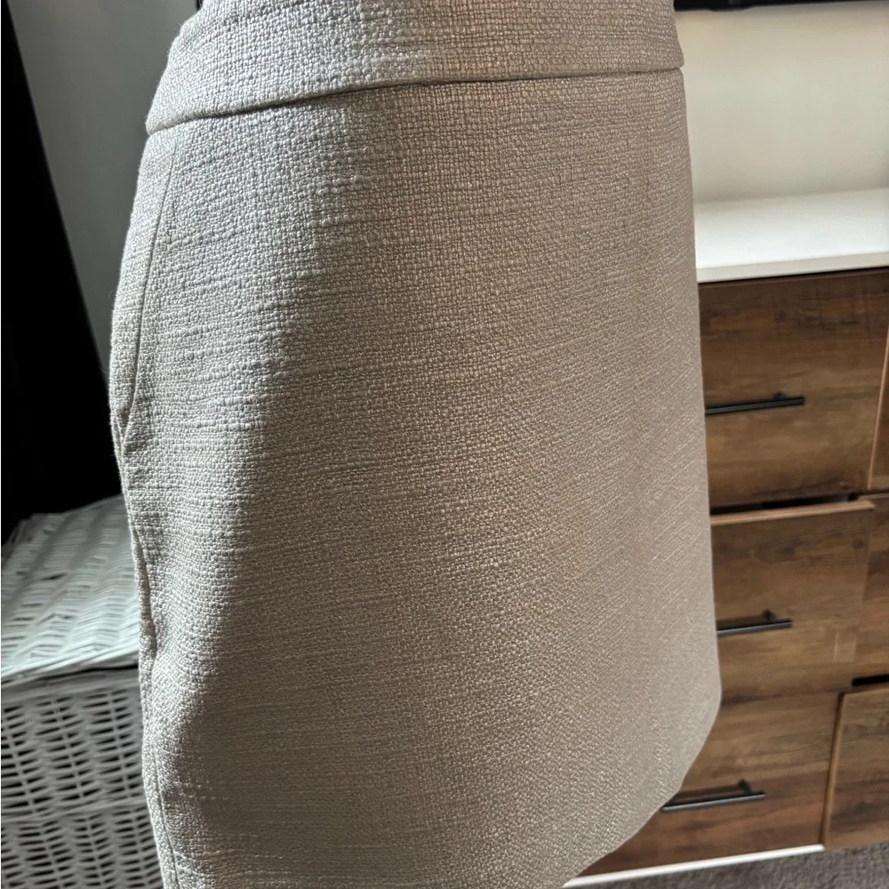 White House Black Market Metallic A-Line Skirt - Picture 3 of 7